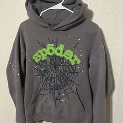 grey sp5der hoodie