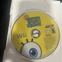 SpongeBob's Truth or Square (Nintendo Wii, 2009) Disc Only