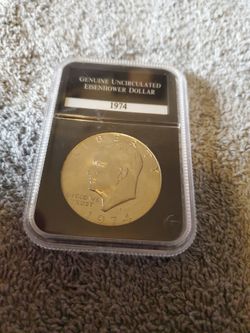 1974 Eisenhower Dollar Uncirculated Coin