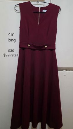 Calvin Klein burgundy dress (size 2)