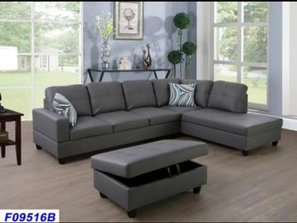 Sectional and Ottoman