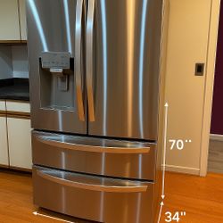 LG ThinQ Refrigerator - French Door - June 2025 - with craft ice and water dispenser/ice maker