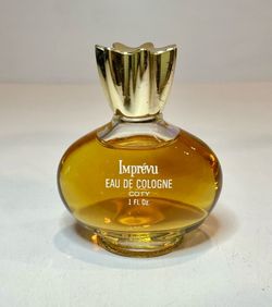Vintage Imprévu by Coty Eau de Cologne 1 fl oz Perfume Bottle Rich Amber Color
