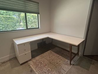West Elm L shaped Desk