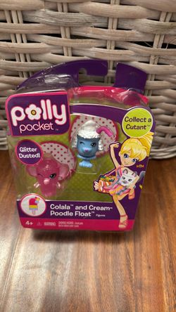 Polly Pocket Colala and Cream-Poodle Float Figures