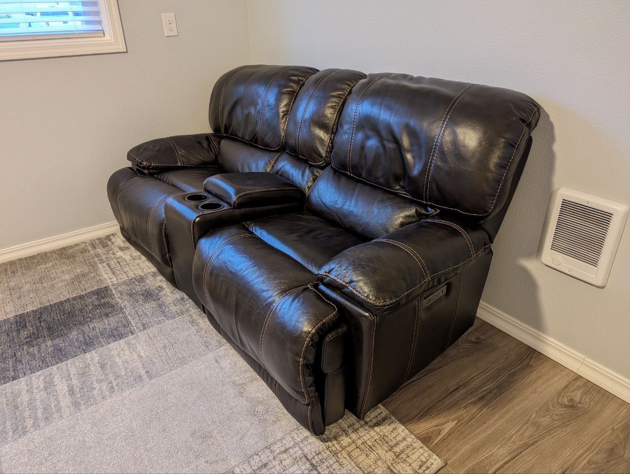 Leather Recliner Couch (OBO)