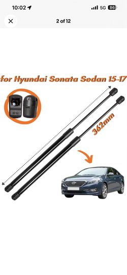 2X Front Hood Lift Supports Shock Struts for Hyundai Sonata 2015 2016 2017 Sedan