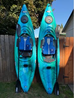2× Pelican Odyssey 100X Kayaks 10 ft - 365 for Both