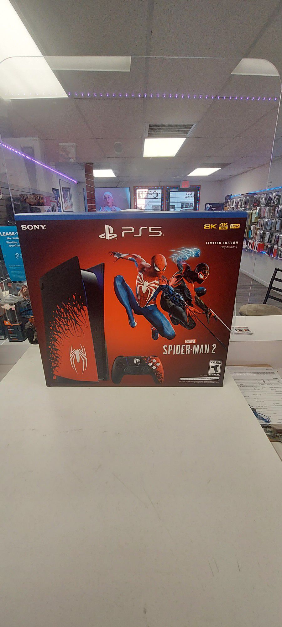 PS5 Disc Spiderman2 Edition On Payments With $50 Down 