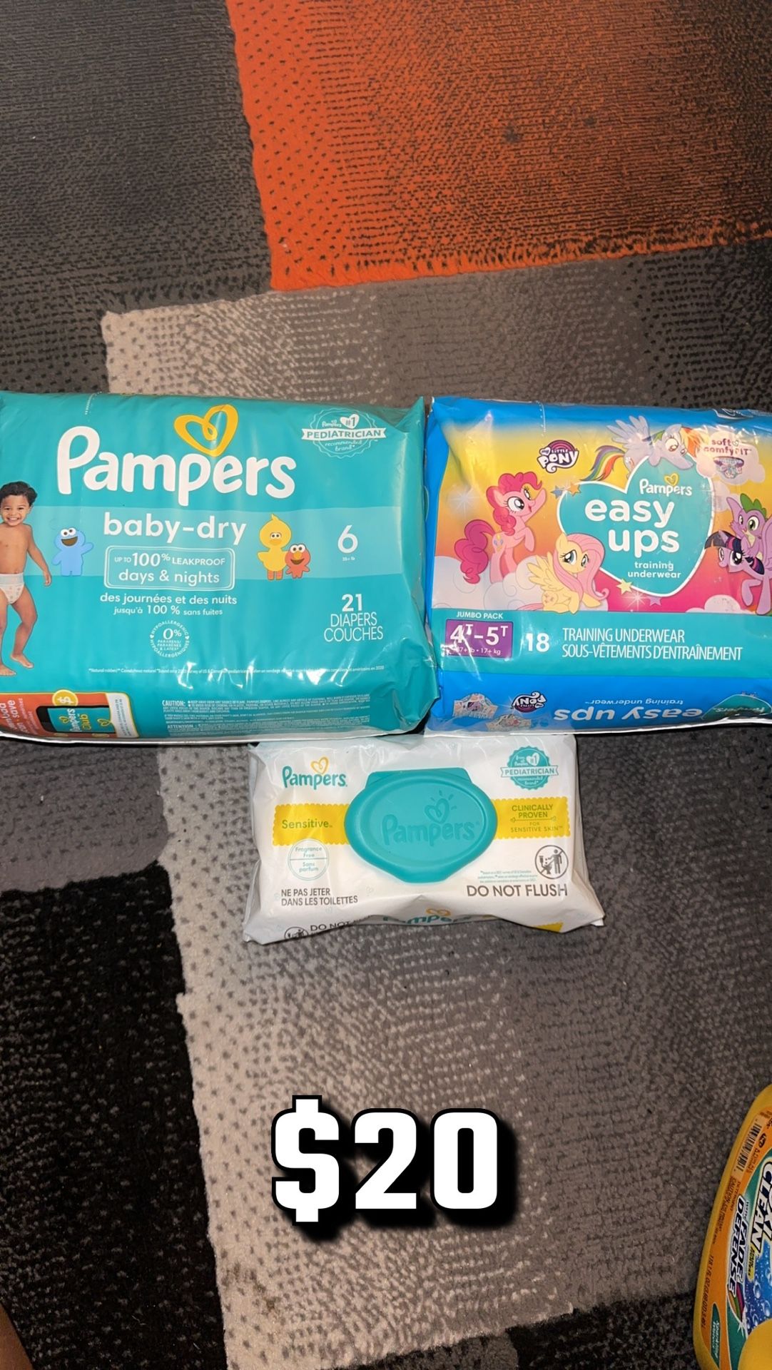 Pampers diapers 