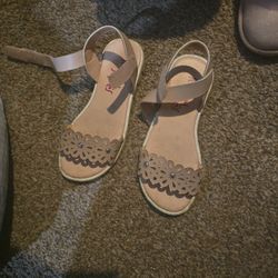 Size 13 Girl Sandals Used