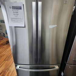 21.9 cu. ft. Counter Depth French Door Refrigerator w/Internal Dispenser in Fingerprint Resistant Stainless, ENERGY STAR