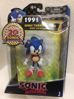 Jazwares Sonic The Hedgehog Classic Sonic 1991 20th Anniversary