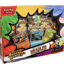 Sealed Ascended Heroes First Partner Deluxe Pin Collection IN HAND SHIPS NOW