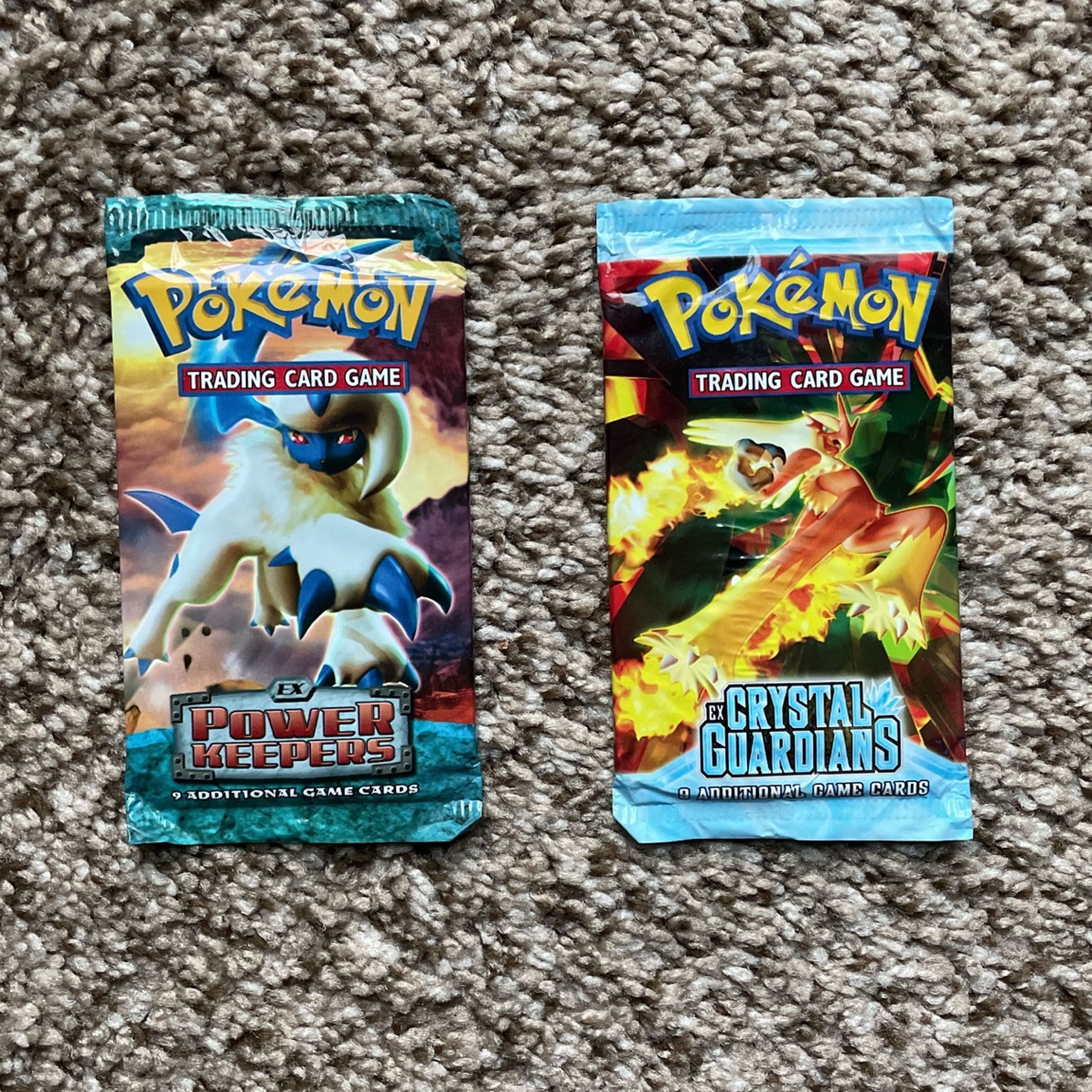 Pokemon Packs: Power Keepers & Crystal Guardians