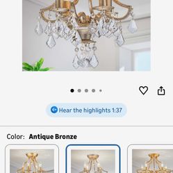 Small Mini Chandelier Light Fixture Hard Wire For Dining Or Bedroom 