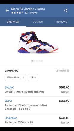 AIR JORDAN 7 RETRO "NOTHING BUT NET"