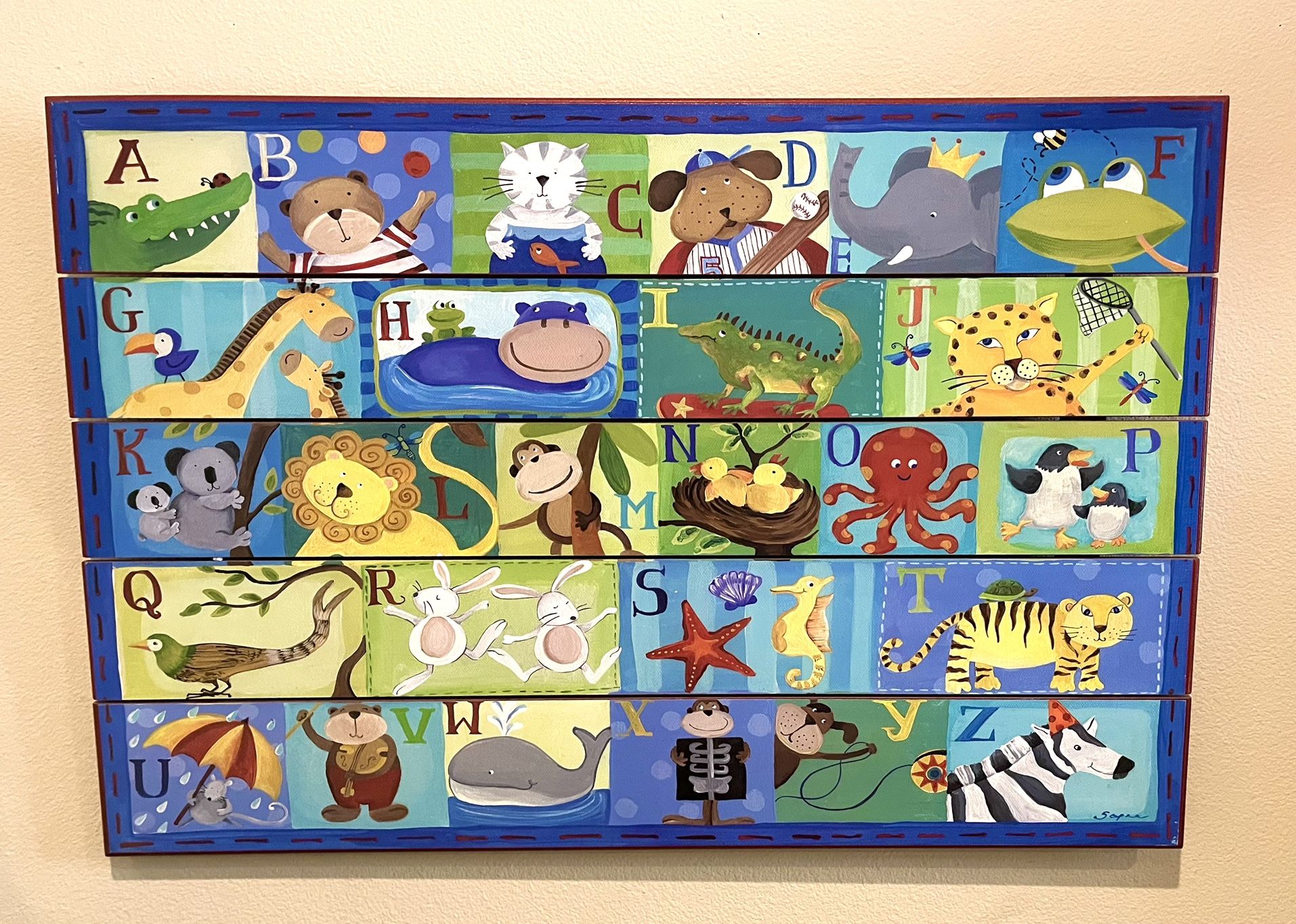 Alphabet Picture with Animals for Child