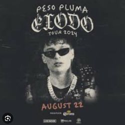 Peso Pluma Honda Center Aug 22 $100 