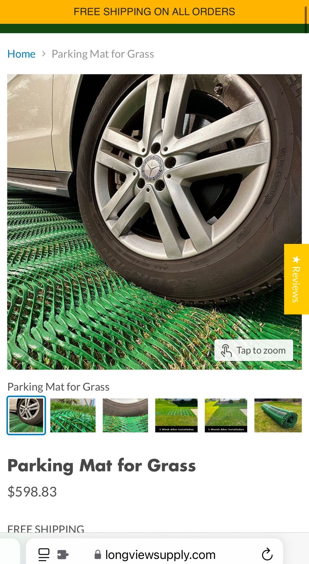 Parking Mat Grass Longview Supply