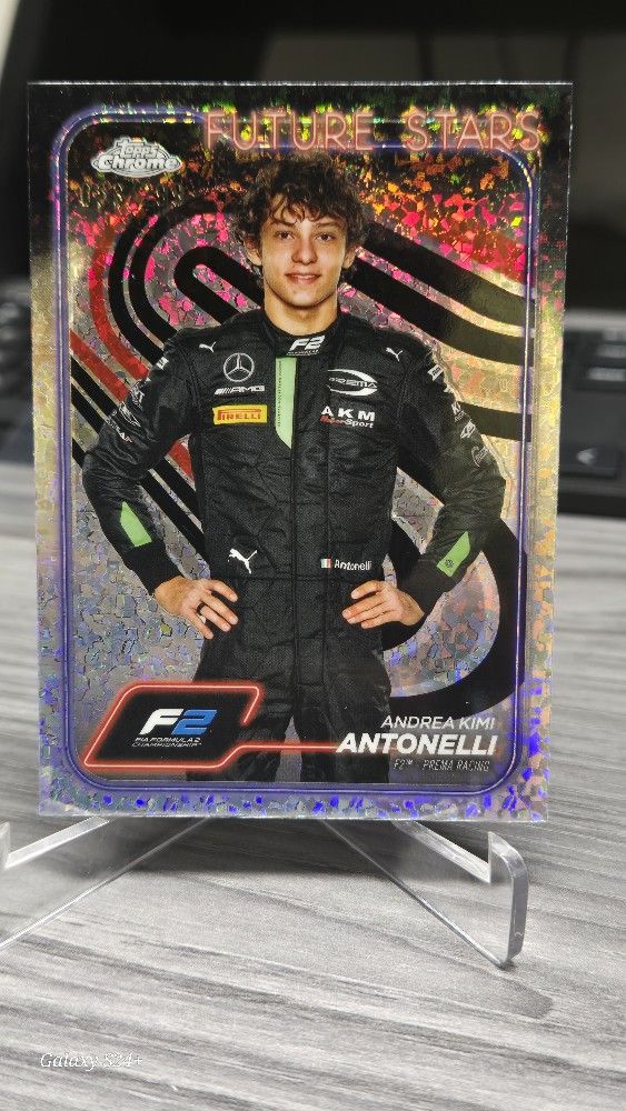 2024 Topps Chrome F1 Future Stars Andrea Kimi Antonelli Card #053/299! Mint Condition Very Nice!