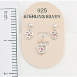 Brand new 3 piece star Sterling Silver