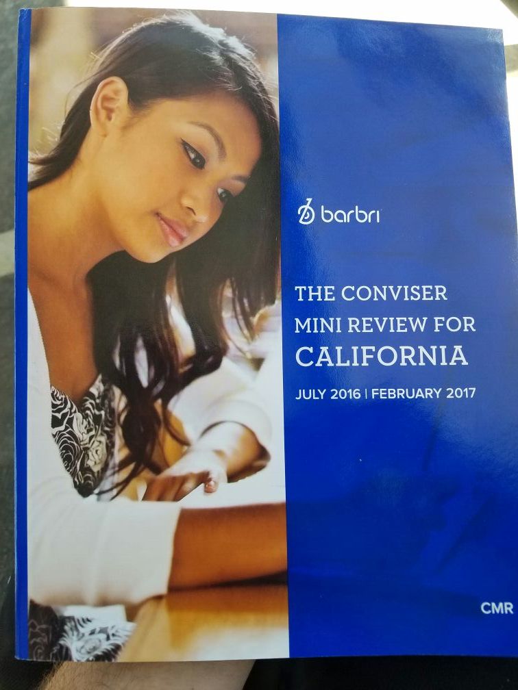 Barbri CMR california july 16/ feb 17