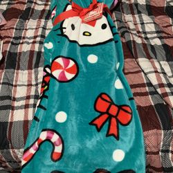 Hello Kitty Christmas Blanket