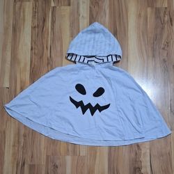Toddler Ghost Hooded Poncho
