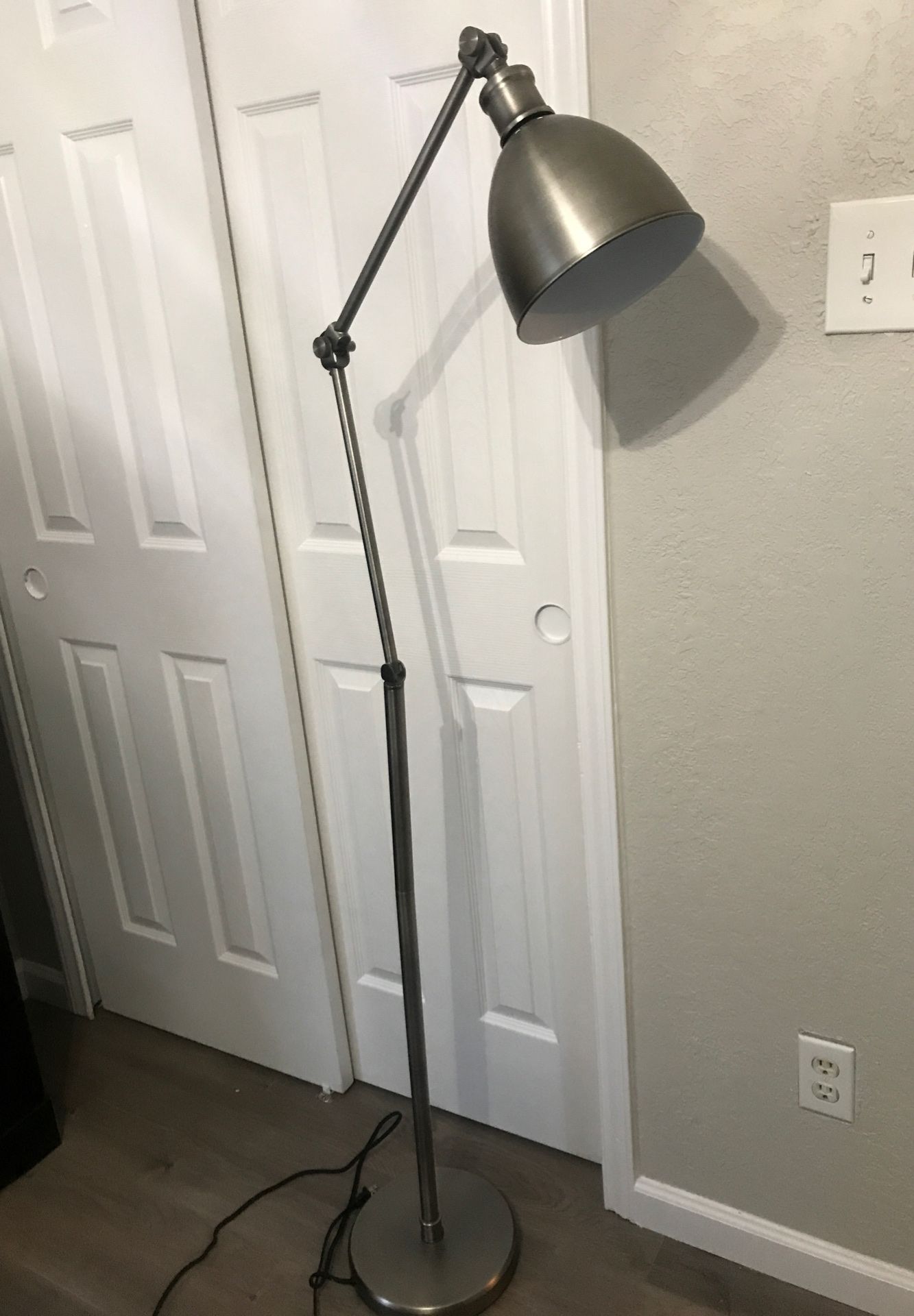 Silver Standing Lamp