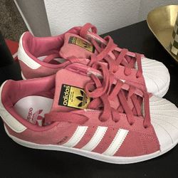 Pink Adidas AllStar Suede