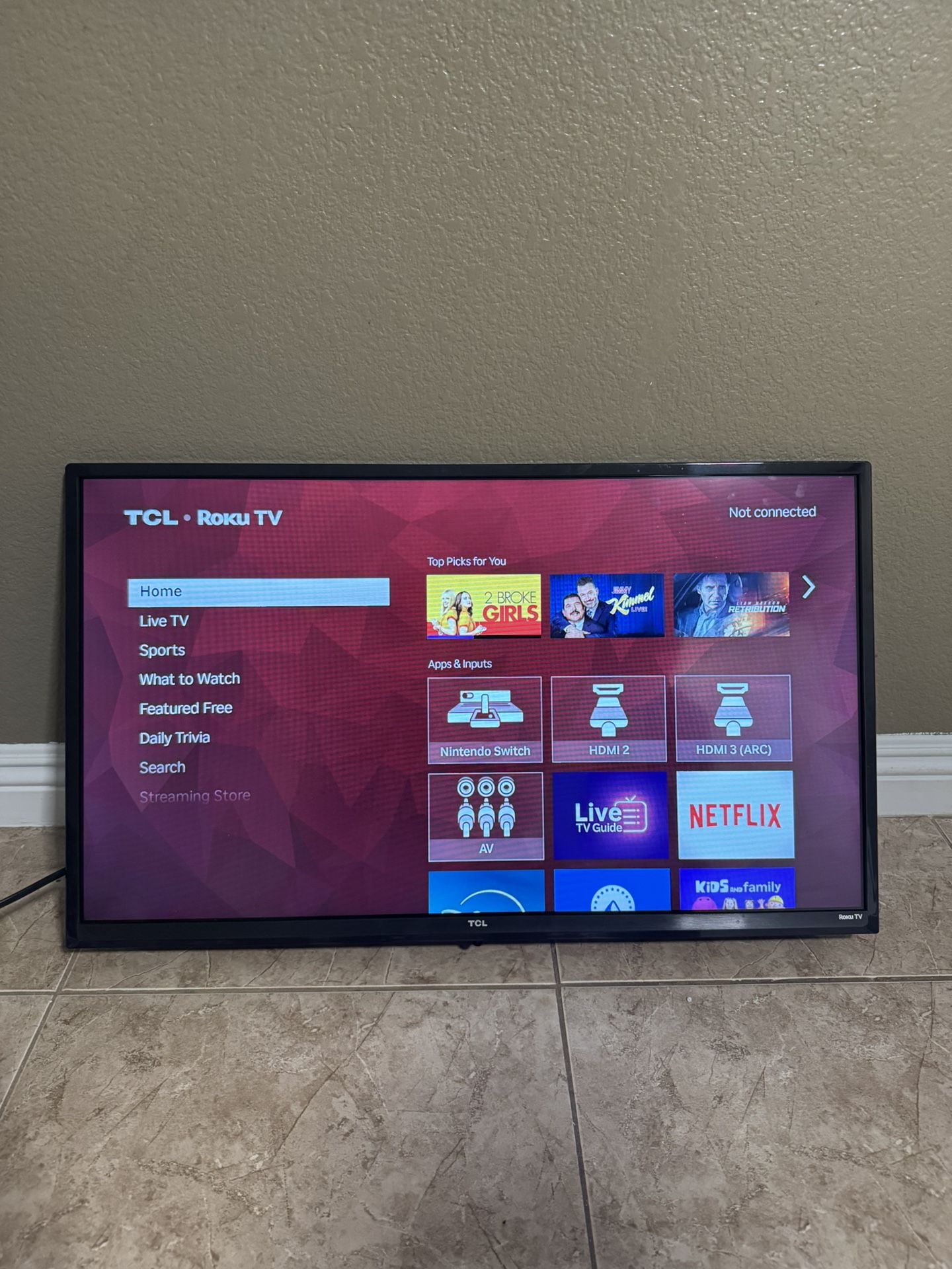 32 Inch TCL Roku TV