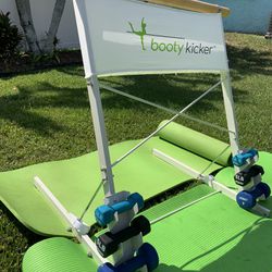 Booty Kicker Barre System With Dumbbells 