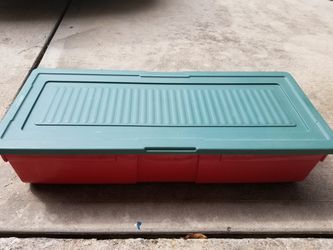 Rubbermaid wrap and craft storage container slim design durable - general  for sale - by owner - craigslist