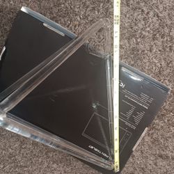 12" Clear Quartz Crystal Singing Triangle (Pyramid) 