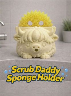 3D Printed Sponge Holders – Fun Characters & Animals