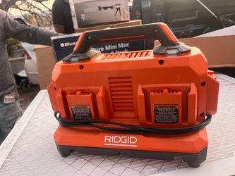 RIDGID 6-Port and 18V Sequential Charger (model AC86096 / R86096),