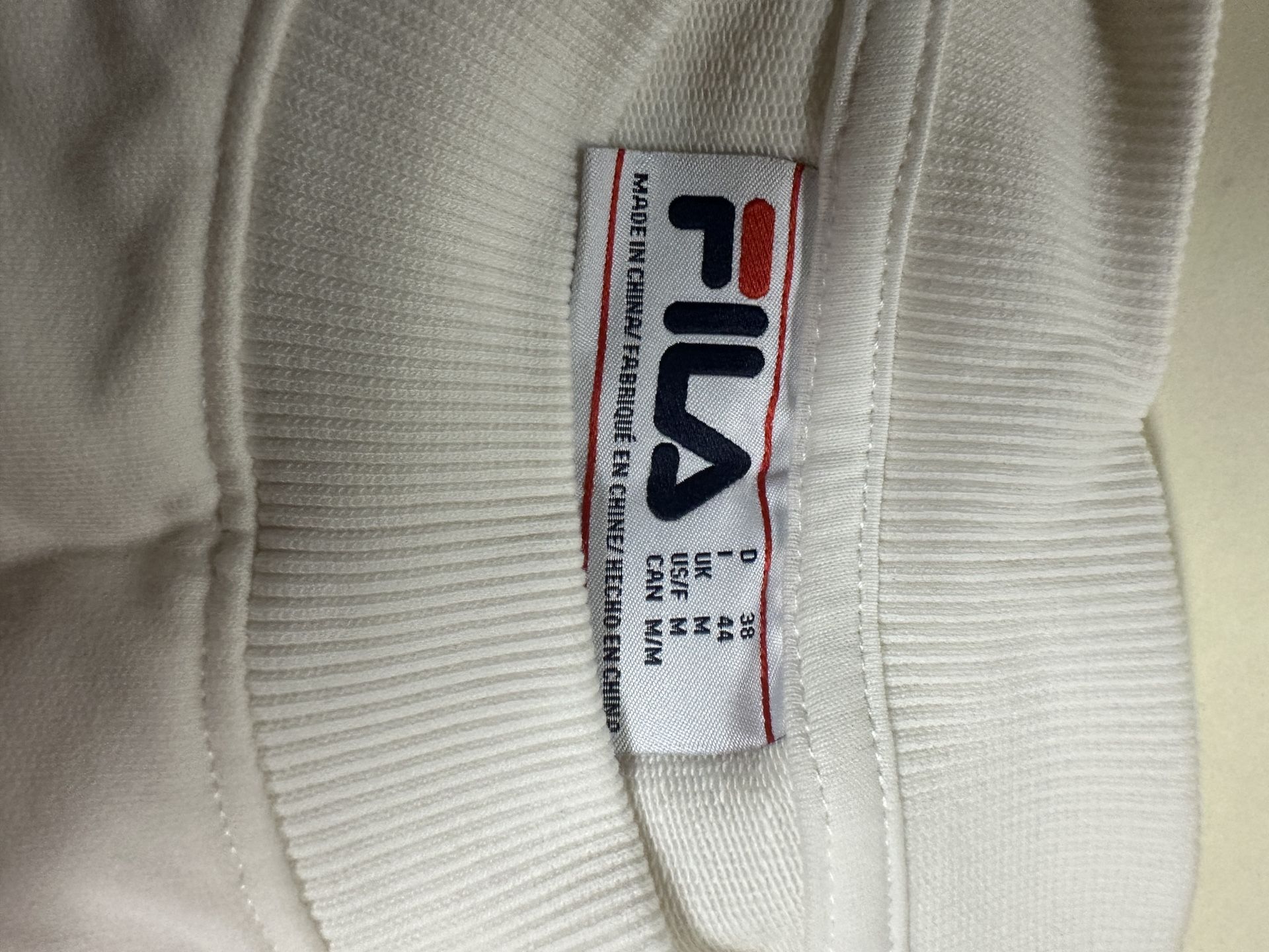 FILA Brand New With Tag Cropped Sweatshirt Top M Crew 