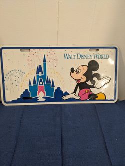 Disney License Plate