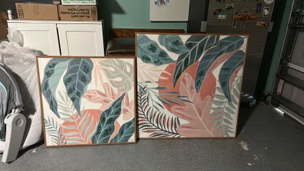Living room decor frames