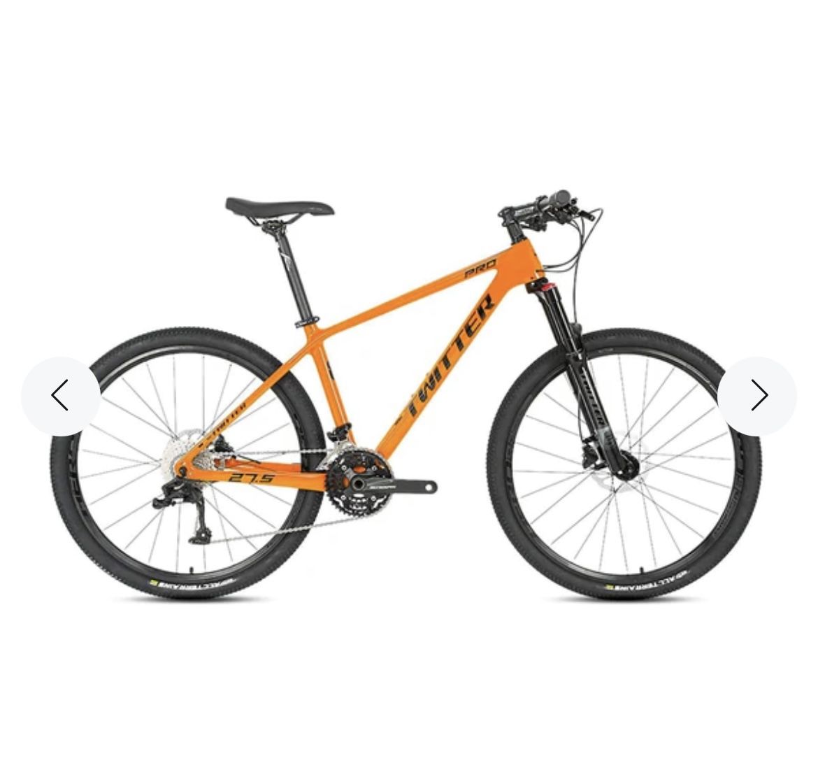 Full Carbon Super Lightweight Hardtail Mountain Bike Twitter Leopard Pro Shimano 12 Speed 27.5" Wheels