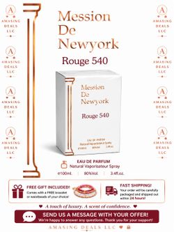 Mission De Newyork Rouge 540 Eau De Parfum – 3.4 fl oz / 100 mL
