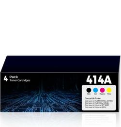 414A Toner Cartridges 4 Pack for Color Laser Jet