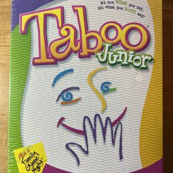 Vintage Hasbro Taboo Junior Family Game (2001), NEW SEALED * MINT *