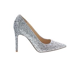 Michael Kors Silver Glitter Heels | Size 7M | Party 