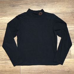 Harley Davidson Chosa's Mesa AZ Vintage Long Sleeve Black Turtleneck Womens M