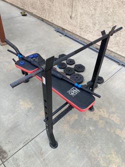 Bench and weight set