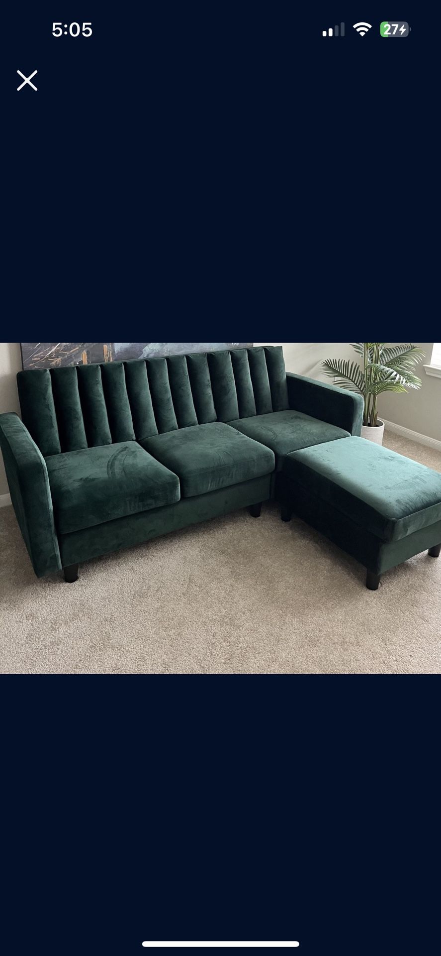 Upholstered Sectional | Loveseat