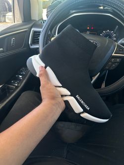 Balenciaga white sole speed 2.0