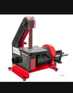 Belt 5" Disc Sander 1" X 30" Polish Grinder Machine Work Station SKU: 46000 